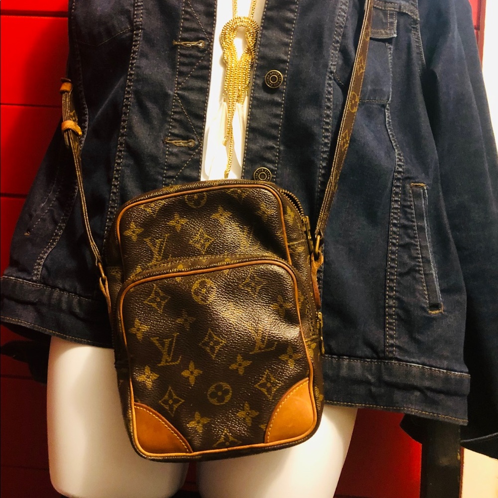 Louis Vuitton Brown Monogram Crossbody Bag